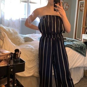 Strapless jumpsuit